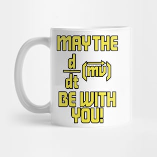 May The Force Be With You! Physics Geek Mug